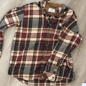 Oversized men’s flannel